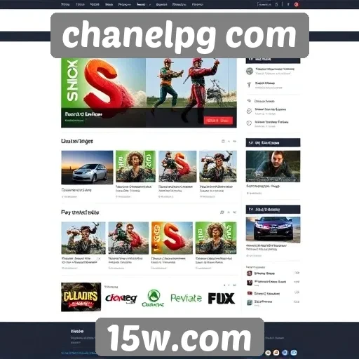 Interface do site chanelpg com recebendo melhorias